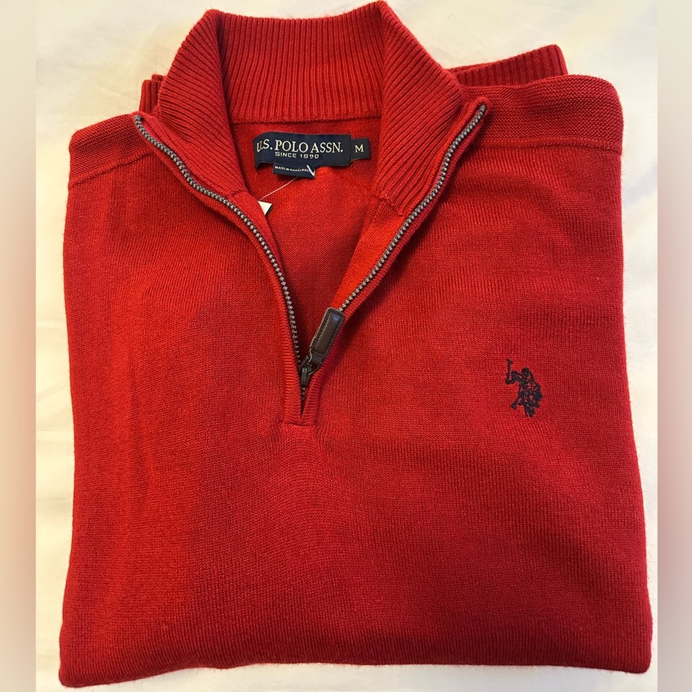 Quarter zip sweater